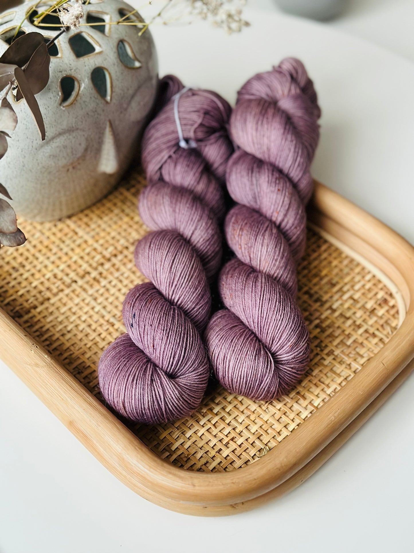 KiMo Sock lanka - Cloudy Plum