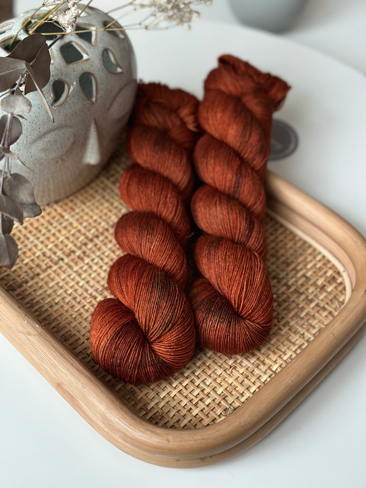 KiMo Sock Yarn - Smoky Copper