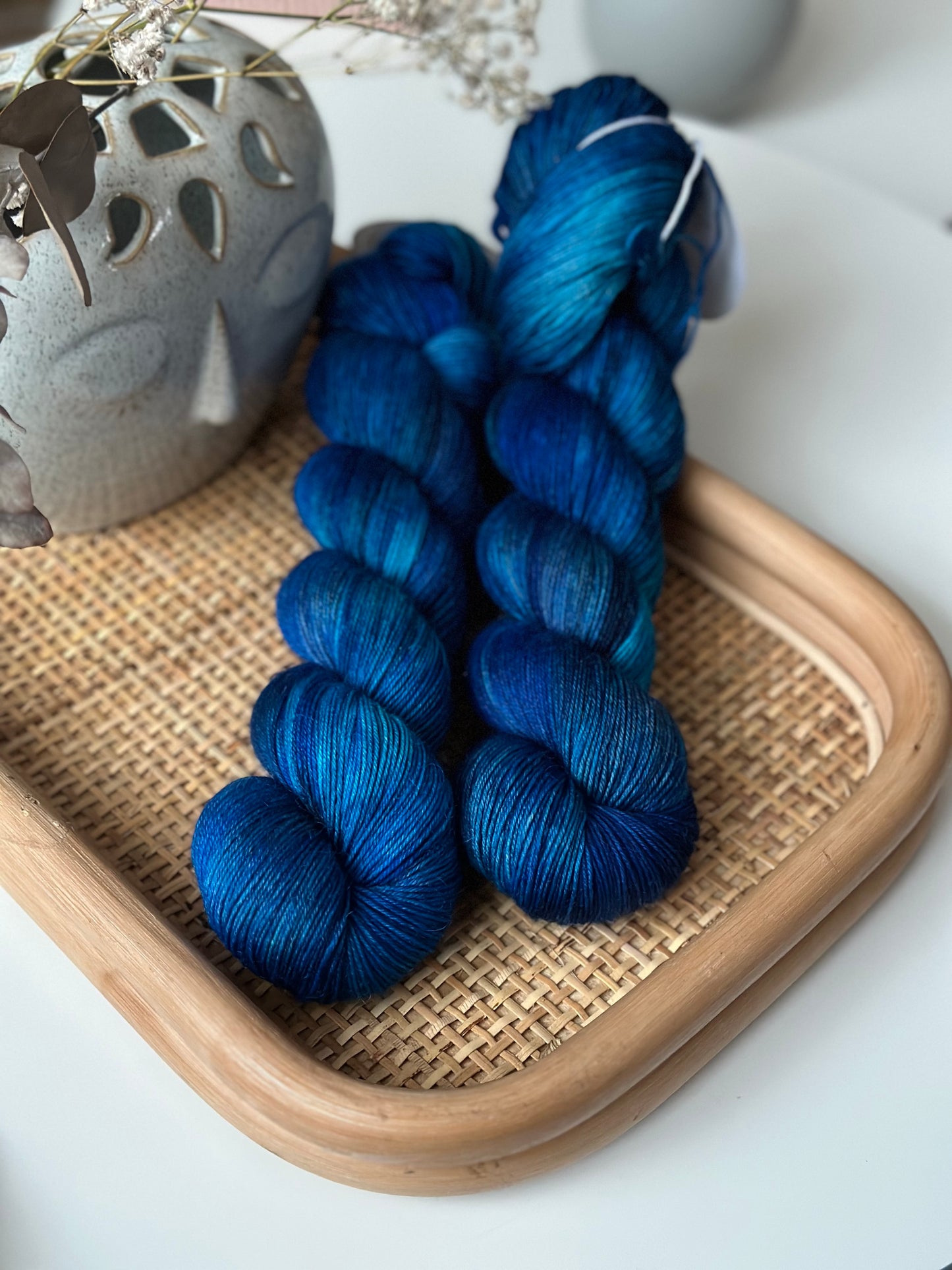 KiMo Sock Yarn - Sunday Blues