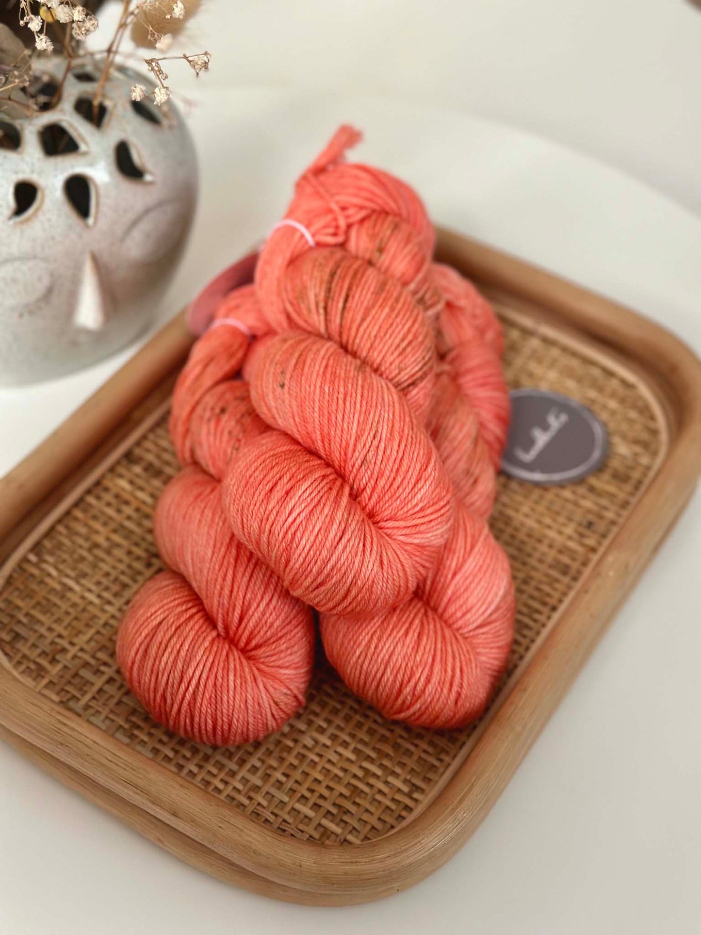 SuperSock DK Yarn - Angry Salmon