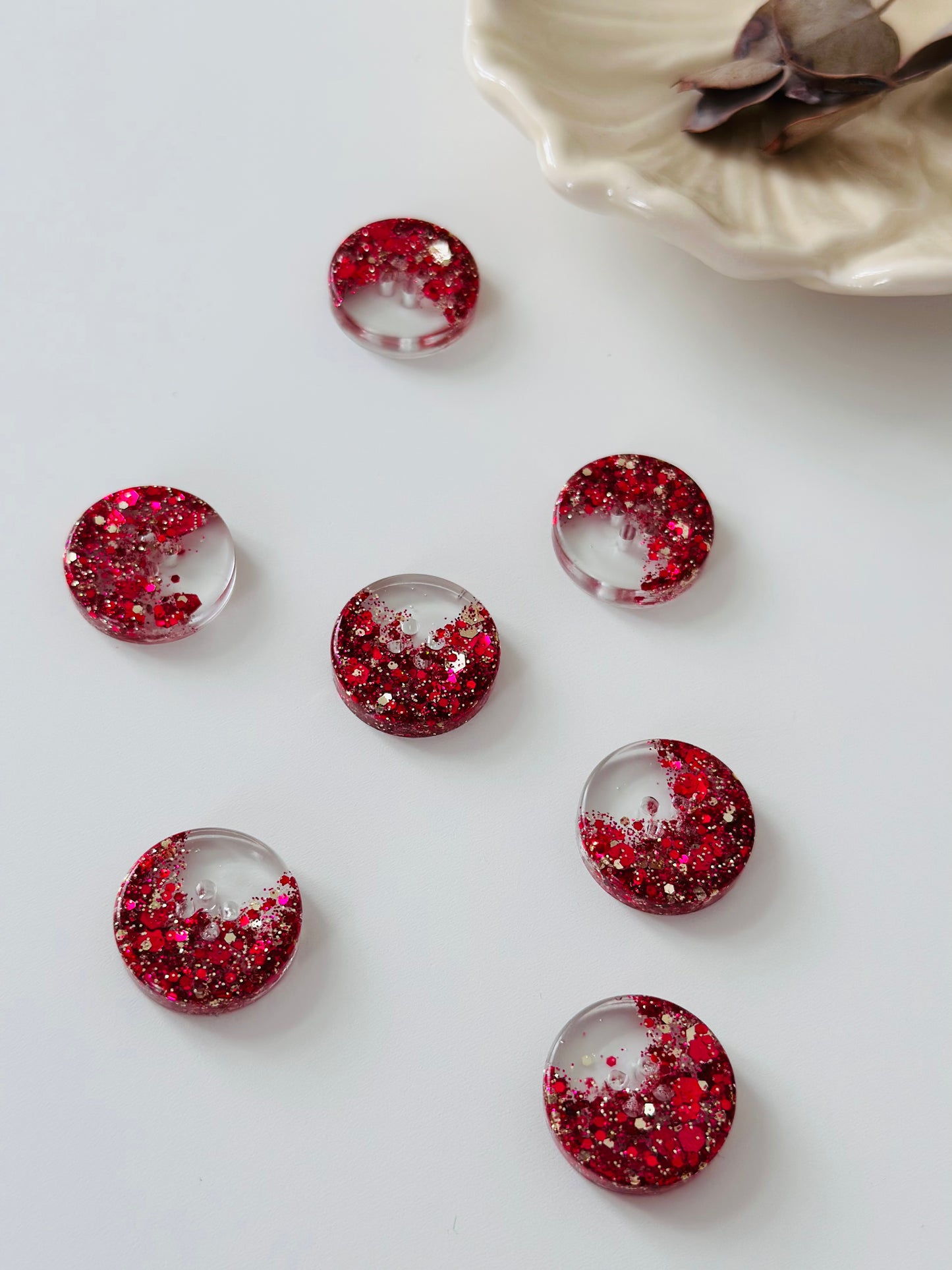 Glitternapit 8 kpl