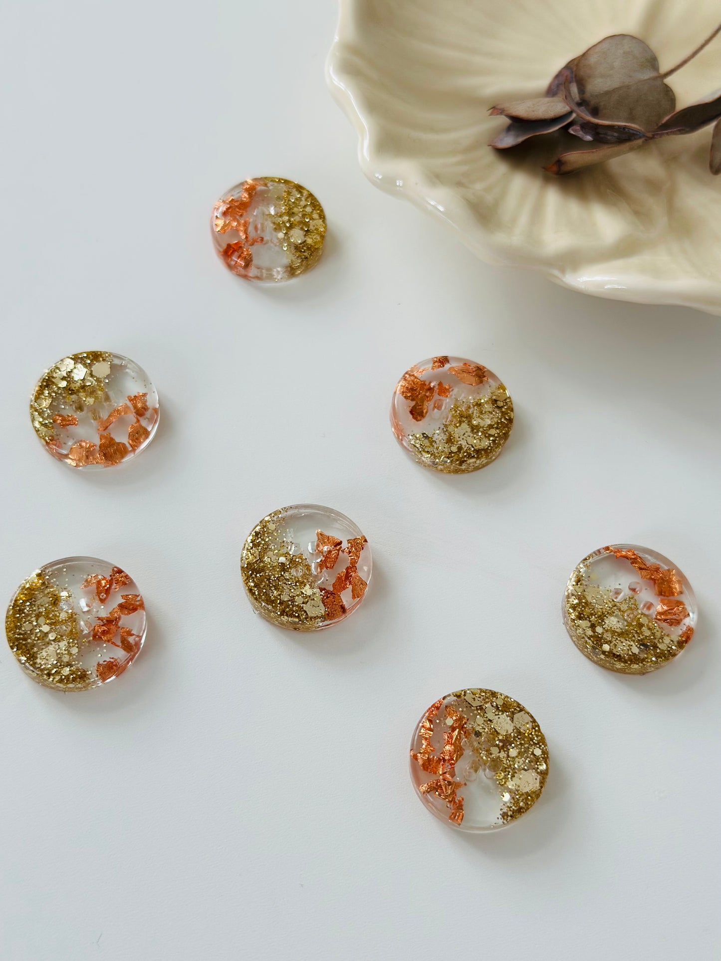 Glitternapit 8 kpl
