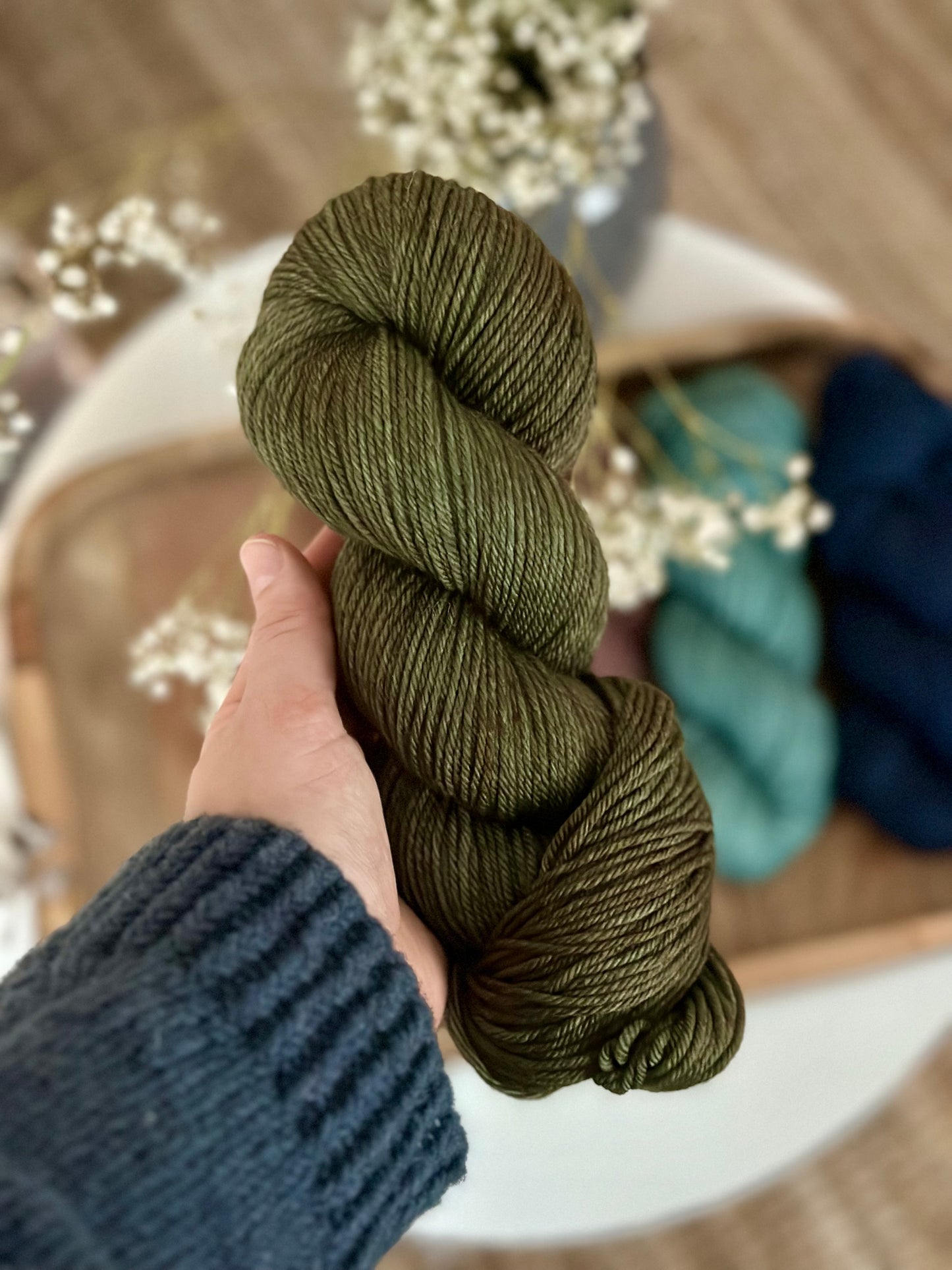 SuperSock DK lanka - Dark Little Olive