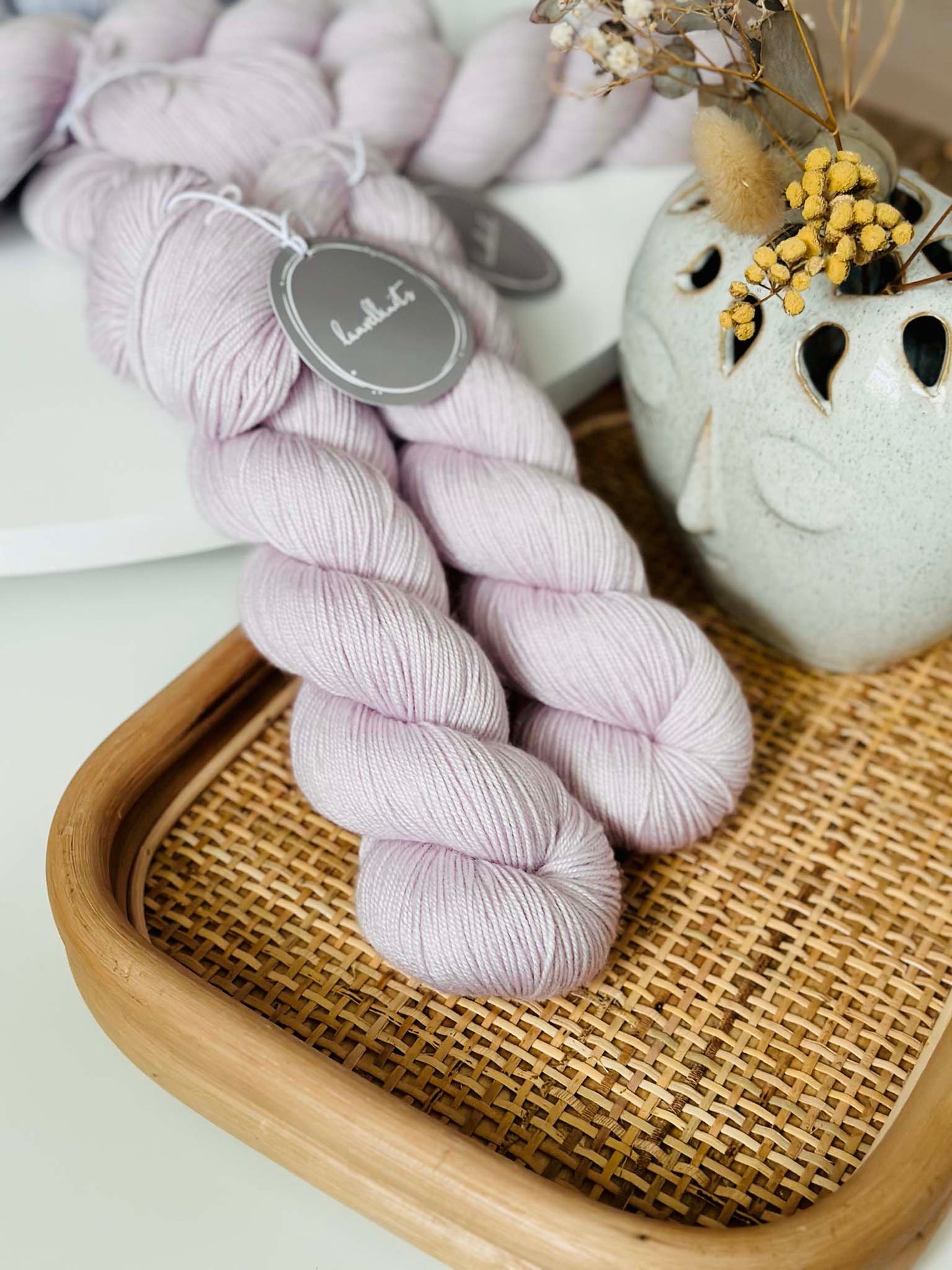 BFL Silky Sock Yarn - Lilac