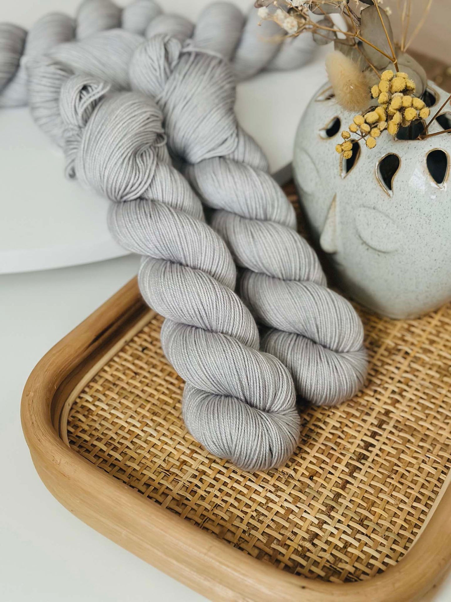 BFL Silky Sock Yarn - Norsu Light