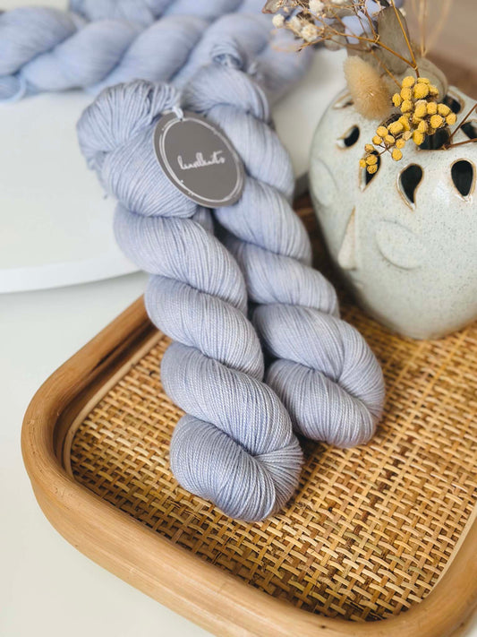 BFL Silky Sock Yarn - Periwinkle