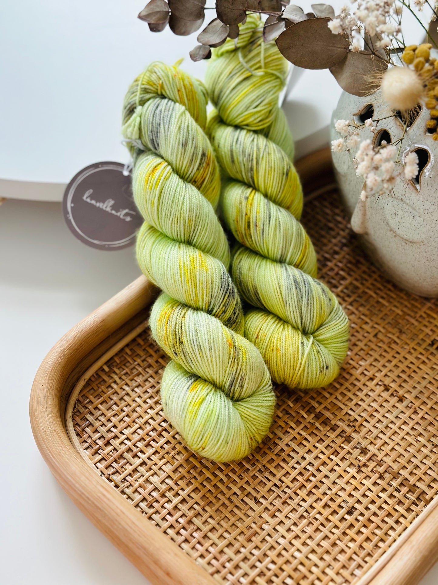 BFL Silky Sock Yarn - Spring Alien