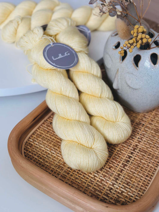 BFL Silky Sock Yarn - Spring Sunshine