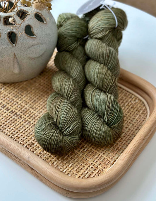 KiMo Sock Yarn -  Little Olive