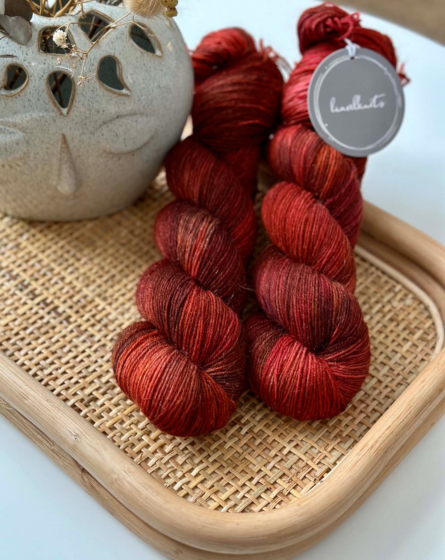 KiMo Sock Yarn -  Redhanded