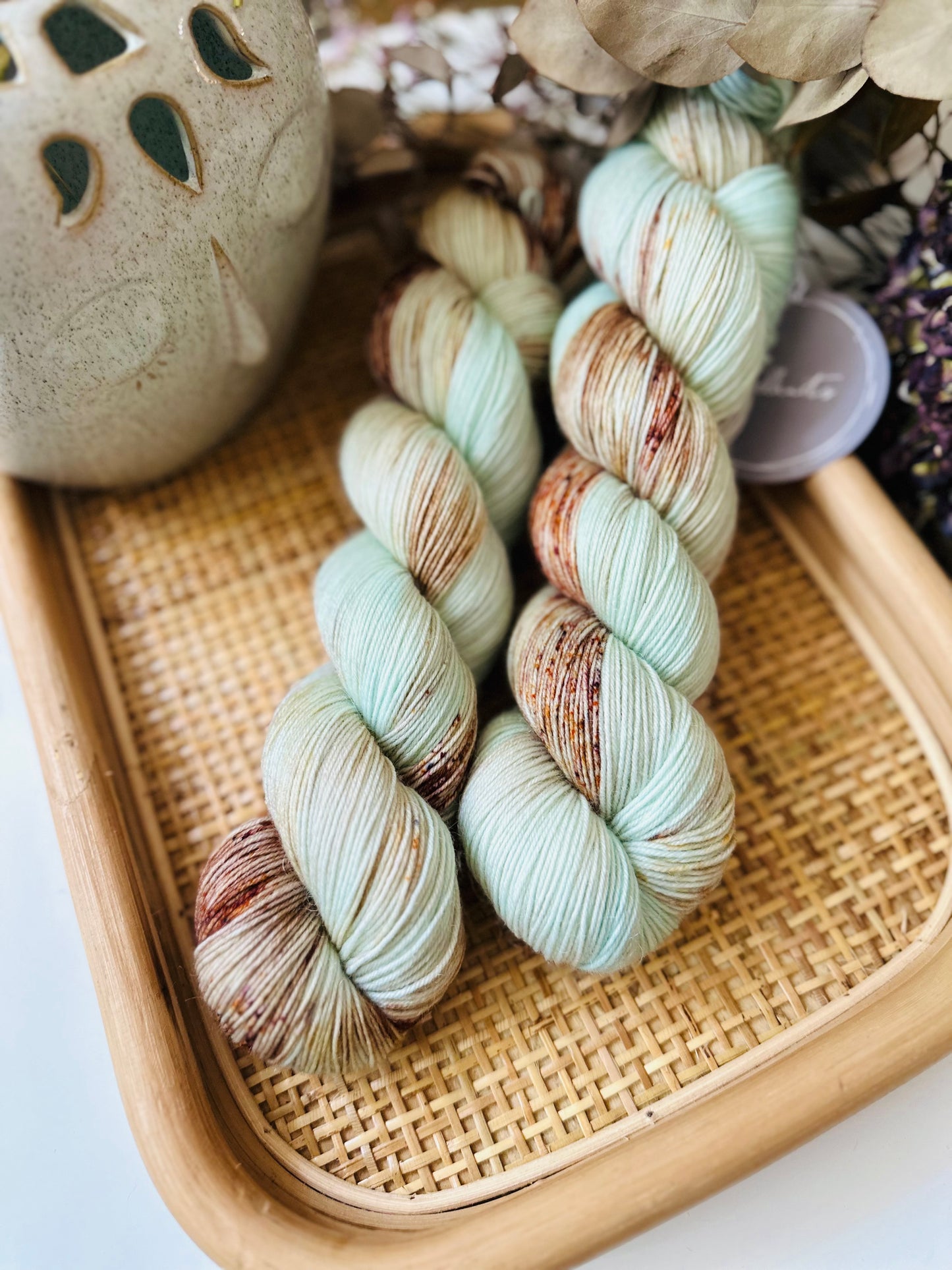KiMo Sock lanka - Dirty Mint